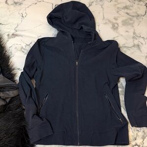 Lululemon Navy Blue Zip-Up Hoodie